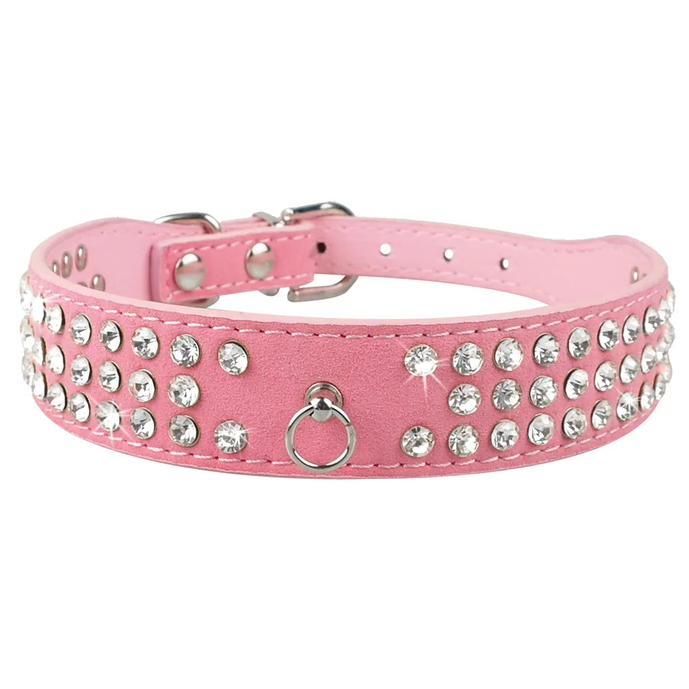 Cat Collar Adjustable Leather Bowknot
