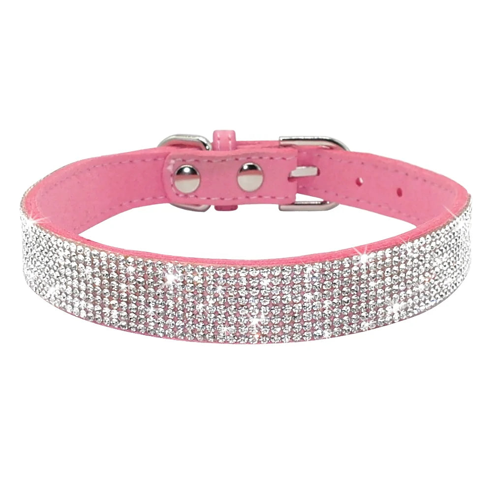 Cat Collar Adjustable Leather Bowknot