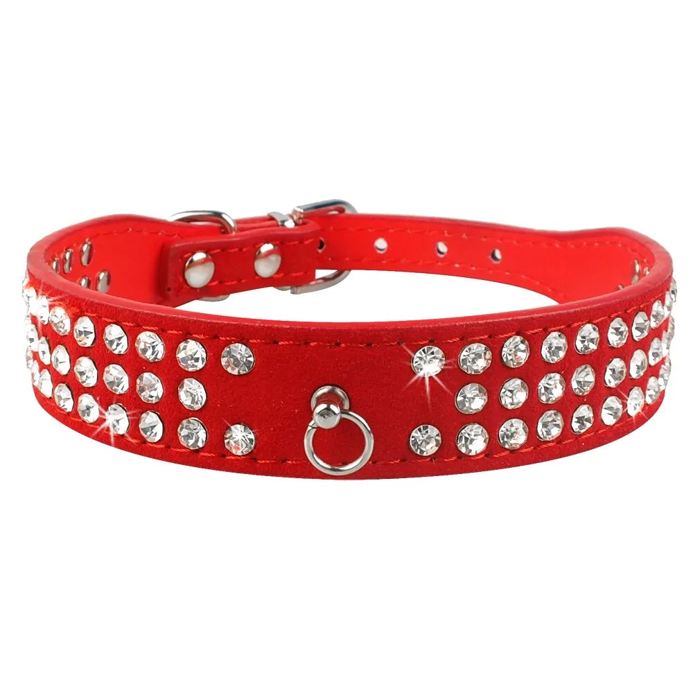 Cat Collar Adjustable Leather Bowknot