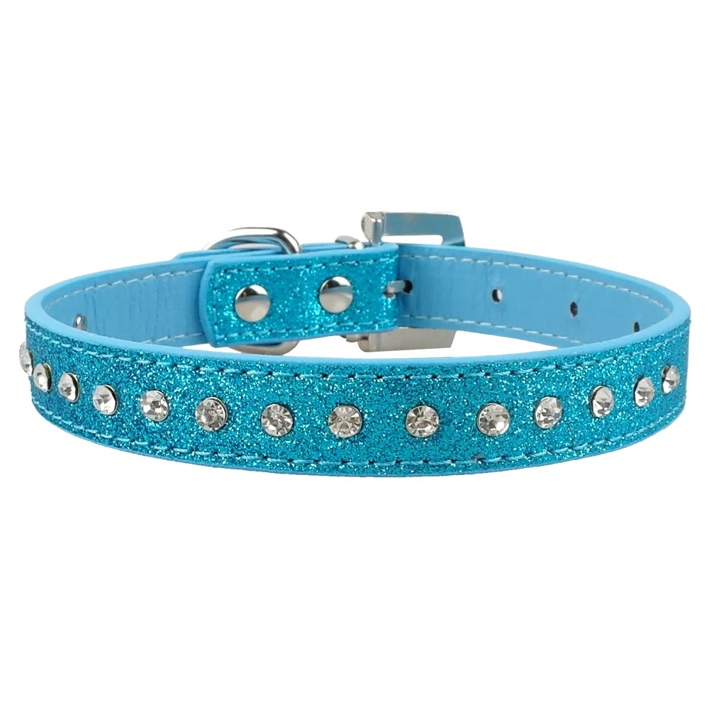 Cat Collar Adjustable Leather Bowknot